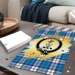 Scottish Roberton Clan Tartan Puzzle - Gold Style Scottish Plaid Tartan Plaid