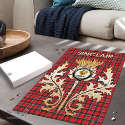 Scottish Sinclair Modern Clan Tartan Puzzle - Thistle Scotland Style Scottish Plaid Tartan Plaid