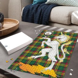 Scottish MacMillan Old Ancient Clan Tartan Puzzle - Unicorn Style Scottish Plaid Tartan Plaid