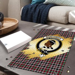 Scottish Borthwick Ancient Clan Tartan Puzzle - Gold Style Scottish Plaid Tartan Plaid