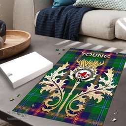 Scottish Young Modern Clan Tartan Puzzle - Thistle Scotland Style Scottish Plaid Tartan Plaid