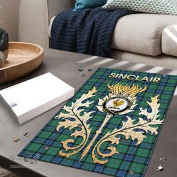 Scottish Sinclair Hunting Ancient Clan Tartan Puzzle - Thistle Scotland Style Scottish Plaid Tartan Plaid