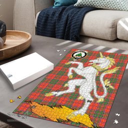 Scottish Grant Ancient Clan Tartan Puzzle - Unicorn Style Scottish Plaid Tartan Plaid