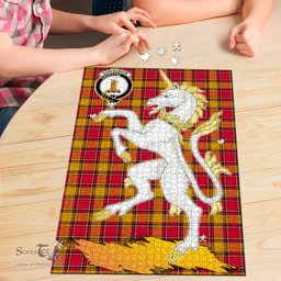 Scottish Scrymgeour Clan Tartan Puzzle - Unicorn Style Scottish Plaid Tartan Plaid
