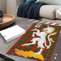 Scottish Hay Ancient Clan Tartan Puzzle - Unicorn Style Scottish Plaid Tartan Plaid