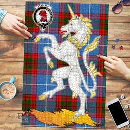 Scottish Pentland Clan Tartan Puzzle - Unicorn Style Scottish Plaid Tartan Plaid
