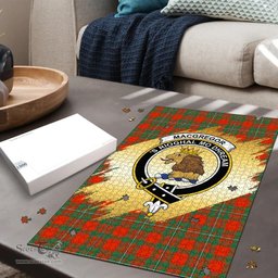 Scottish MacGregor Ancient Clan Tartan Puzzle - Gold Style Scottish Plaid Tartan Plaid