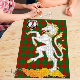 Scottish Middleton Modern Clan Tartan Puzzle - Unicorn Style Scottish Plaid Tartan Plaid