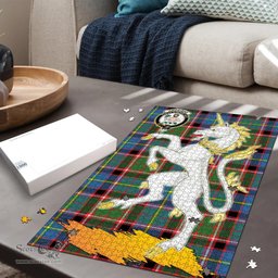 Scottish Aikenhead Clan Tartan Puzzle - Unicorn Style Scottish Plaid Tartan Plaid