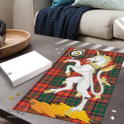 Scottish Stewart of Appin Ancient Clan Tartan Puzzle - Unicorn Style Scottish Plaid Tartan Plaid
