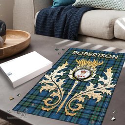 Scottish Robertson Hunting Ancient Clan Tartan Puzzle - Thistle Scotland Style Scottish Plaid Tartan Plaid