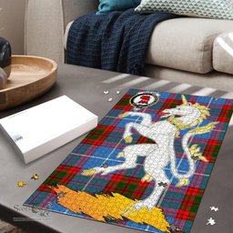 Scottish Pentland Clan Tartan Puzzle - Unicorn Style Scottish Plaid Tartan Plaid