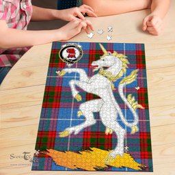 Scottish Pentland Clan Tartan Puzzle - Unicorn Style Scottish Plaid Tartan Plaid