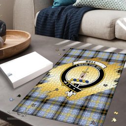 Scottish Bell of the Borders Clan Tartan Puzzle - Gold Style Scottish Plaid Tartan Plaid