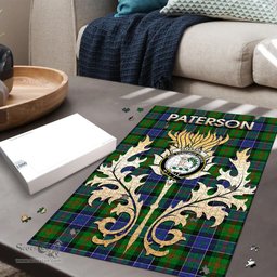 Scottish Paterson Clan Tartan Puzzle - Thistle Scotland Style Scottish Plaid Tartan Plaid