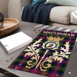 Scottish MacLennan Clan Tartan Puzzle - Thistle Scotland Style Scottish Plaid Tartan Plaid