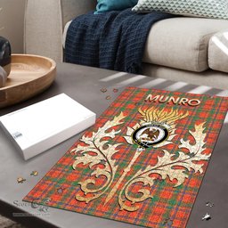 Scottish Munro Ancient Clan Tartan Puzzle - Thistle Scotland Style Scottish Plaid Tartan Plaid