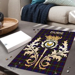 Scottish Durie Clan Tartan Puzzle - Thistle Scotland Style Scottish Plaid Tartan Plaid