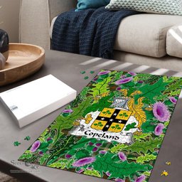 Scottish Copeland Clan Tartan Puzzle - Thistle Pattern Style Scottish Plaid Tartan Plaid