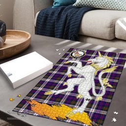 Scottish MacDonald Dress Modern Clan Tartan Puzzle - Unicorn Style Scottish Plaid Tartan Plaid