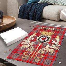 Scottish Moubray Clan Tartan Puzzle - Thistle Scotland Style Scottish Plaid Tartan Plaid