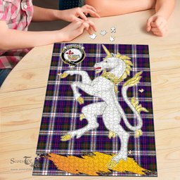 Scottish MacDonald Dress Modern Clan Tartan Puzzle - Unicorn Style Scottish Plaid Tartan Plaid