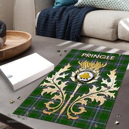 Scottish Pringle Clan Tartan Puzzle - Thistle Scotland Style Scottish Plaid Tartan Plaid