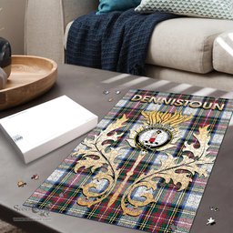 Scottish Dennistoun Clan Tartan Puzzle - Thistle Scotland Style Scottish Plaid Tartan Plaid