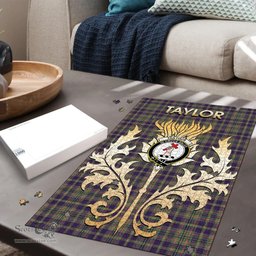Scottish Taylor Weathered Clan Tartan Puzzle - Thistle Scotland Style Scottish Plaid Tartan Plaid