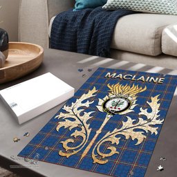 Scottish MacLaine of Loch Buie Hunting Ancient Clan Tartan Puzzle - Thistle Scotland Style Scottish Plaid Tartan Plaid