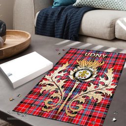 Scottish Udny Clan Tartan Puzzle - Thistle Scotland Style Scottish Plaid Tartan Plaid