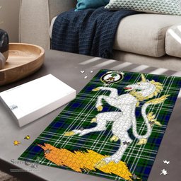 Scottish Swinton Clan Tartan Puzzle - Unicorn Style Scottish Plaid Tartan Plaid