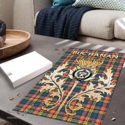 Scottish Buchanan Ancient Clan Tartan Puzzle - Thistle Scotland Style Scottish Plaid Tartan Plaid