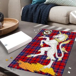 Scottish Wishart Dress Clan Tartan Puzzle - Unicorn Style Scottish Plaid Tartan Plaid