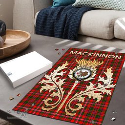 Scottish MacKinnon Modern Clan Tartan Puzzle - Thistle Scotland Style Scottish Plaid Tartan Plaid