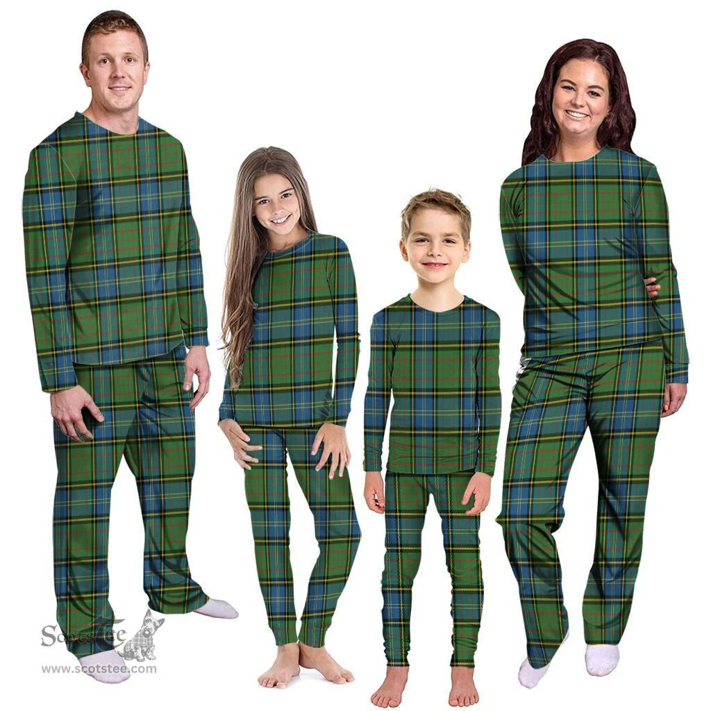 Scottish MacMillan Hunting Ancient Clan Tartan Pyjama Family Set - Classic Scottish Plaid Tartan Plaid