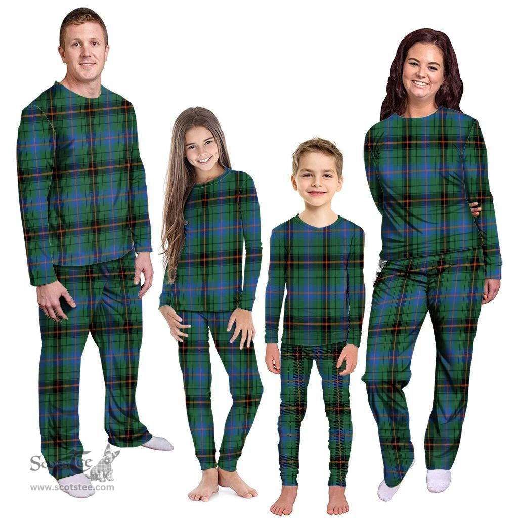 Scottish Davidson Ancient Clan Tartan Pyjama Family Set - Classic Scottish Plaid Tartan Plaid