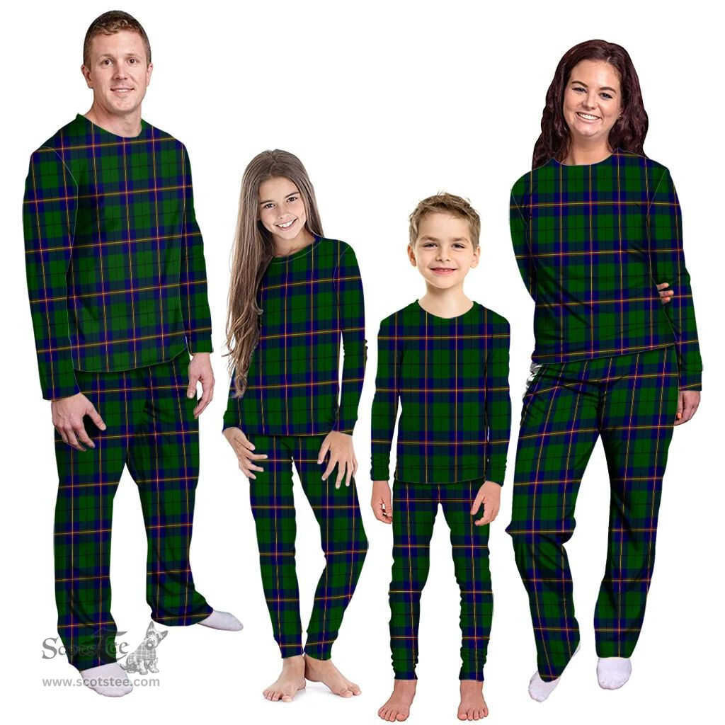 Scottish Carmichael Modern Clan Tartan Pyjama Family Set - Classic Scottish Plaid Tartan Plaid