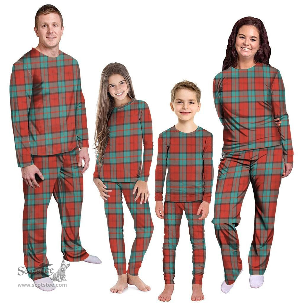 Scottish Dunbar Ancient Clan Tartan Pyjama Family Set - Classic Scottish Plaid Tartan Plaid