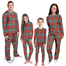 Scottish Dunbar Ancient Clan Tartan Pyjama Family Set - Classic Scottish Plaid Tartan Plaid