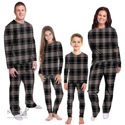Scottish Moffat Modern Clan Tartan Pyjama Family Set - Classic Scottish Plaid Tartan Plaid