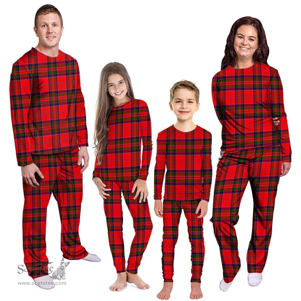Scottish MacGillivray Modern Clan Tartan Pyjama Family Set - Classic Scottish Plaid Tartan Plaid