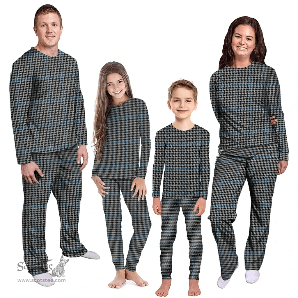 Scottish Gladstone Clan Tartan Pyjama Family Set - Classic Scottish Plaid Tartan Plaid