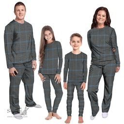 Scottish Gladstone Clan Tartan Pyjama Family Set - Classic Scottish Plaid Tartan Plaid