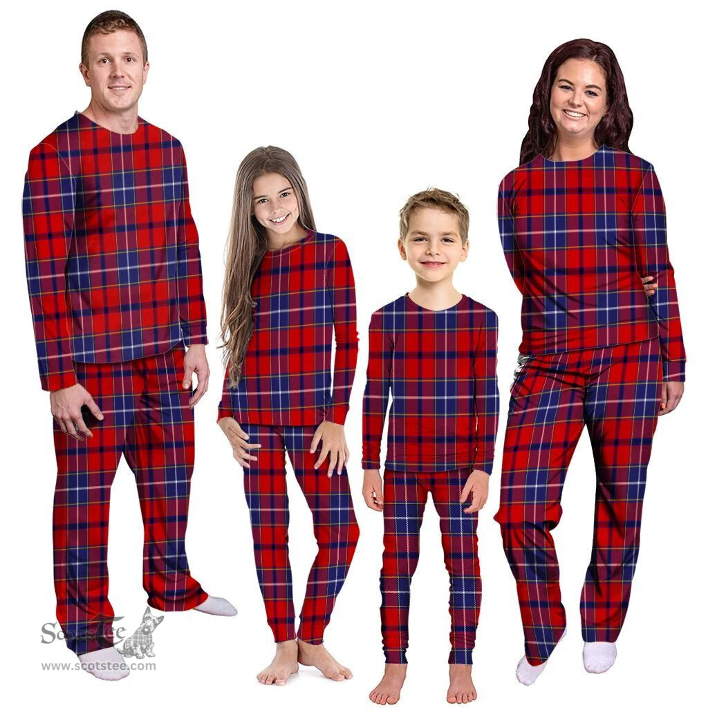 Scottish Wishart Dress Clan Tartan Pyjama Family Set - Classic Scottish Plaid Tartan Plaid