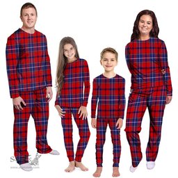 Scottish Wishart Dress Clan Tartan Pyjama Family Set - Classic Scottish Plaid Tartan Plaid