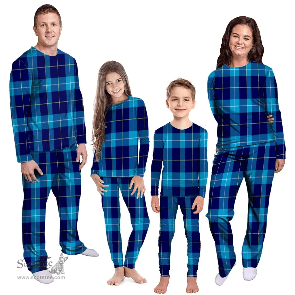 Scottish McKerrell Clan Tartan Pyjama Family Set - Classic Scottish Plaid Tartan Plaid
