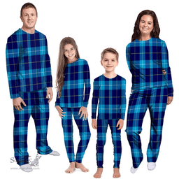 Scottish McKerrell Clan Tartan Pyjama Family Set - Classic Scottish Plaid Tartan Plaid