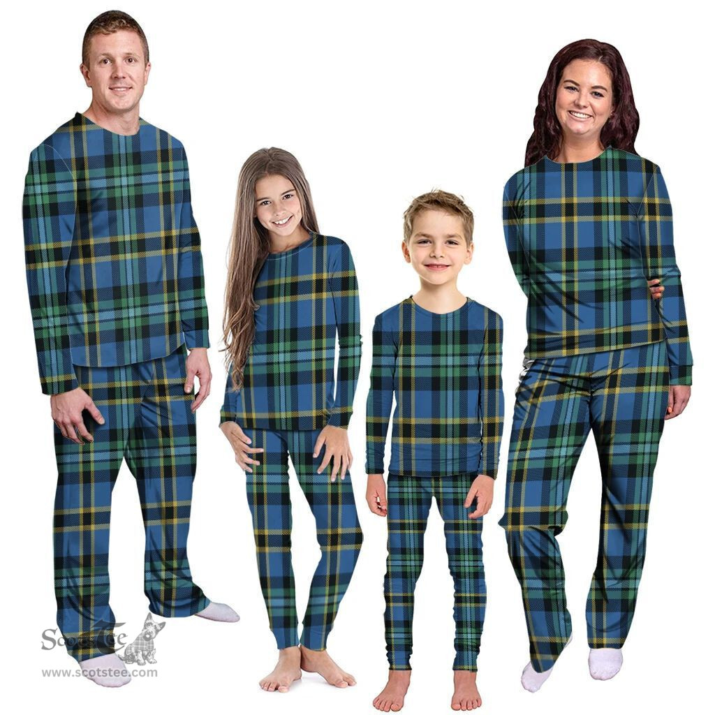 Scottish Hope Clan Tartan Pyjama Family Set - Classic Scottish Plaid Tartan Plaid