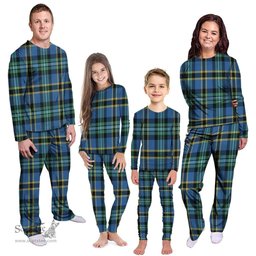 Scottish Hope Clan Tartan Pyjama Family Set - Classic Scottish Plaid Tartan Plaid